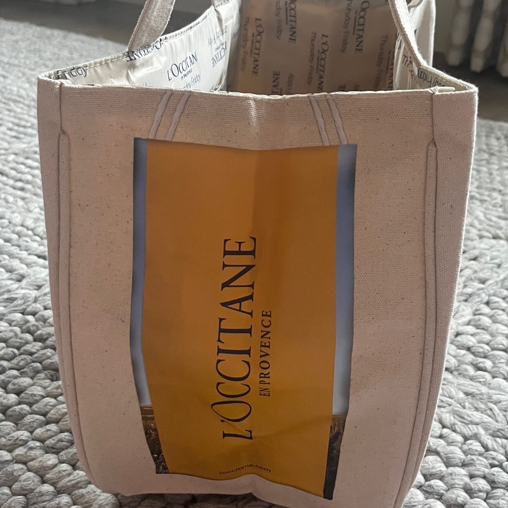 L'OCCITANE versatile, limited edition canvas tote - Picture 8 of 10